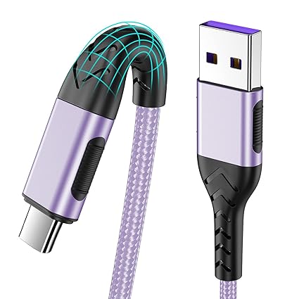 2Pack 3ft Braided USB C to USB C Fast Charging Cable
