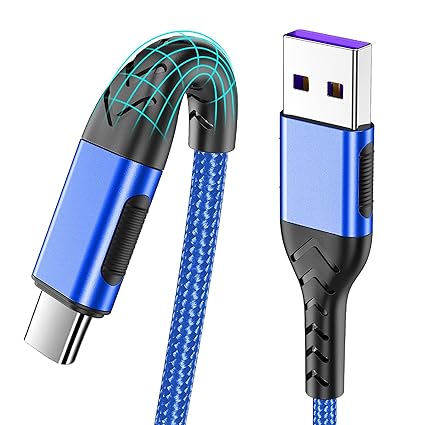2Pack 3ft Braided USB C to USB C Fast Charging Cable